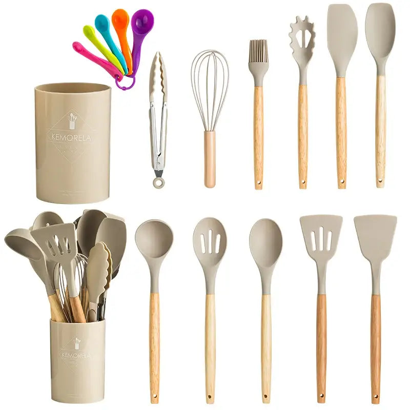 Silicone Pastel Utensil Set