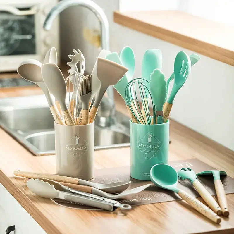 Silicone Pastel Utensil Set