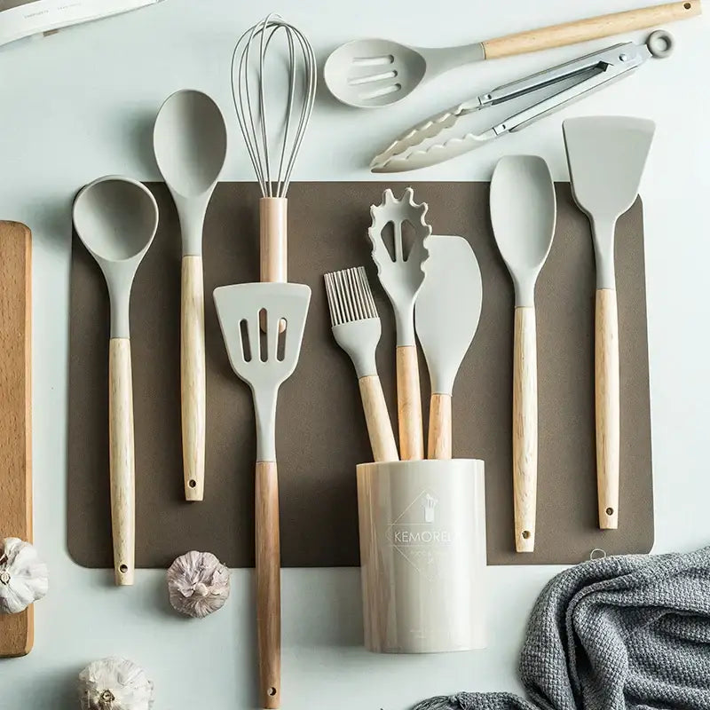 Silicone Pastel Utensil Set