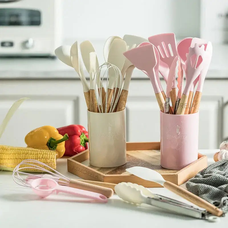 Silicone Pastel Utensil Set