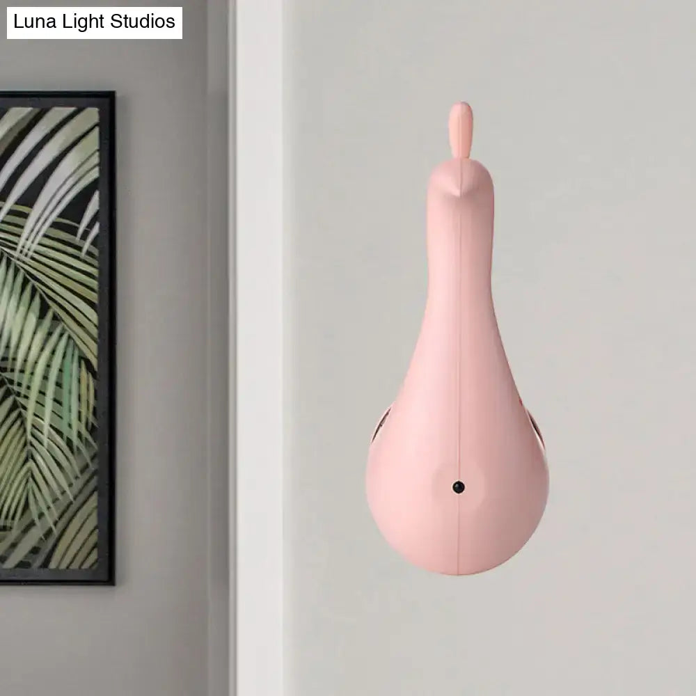 Peach Glass Wall Sconce