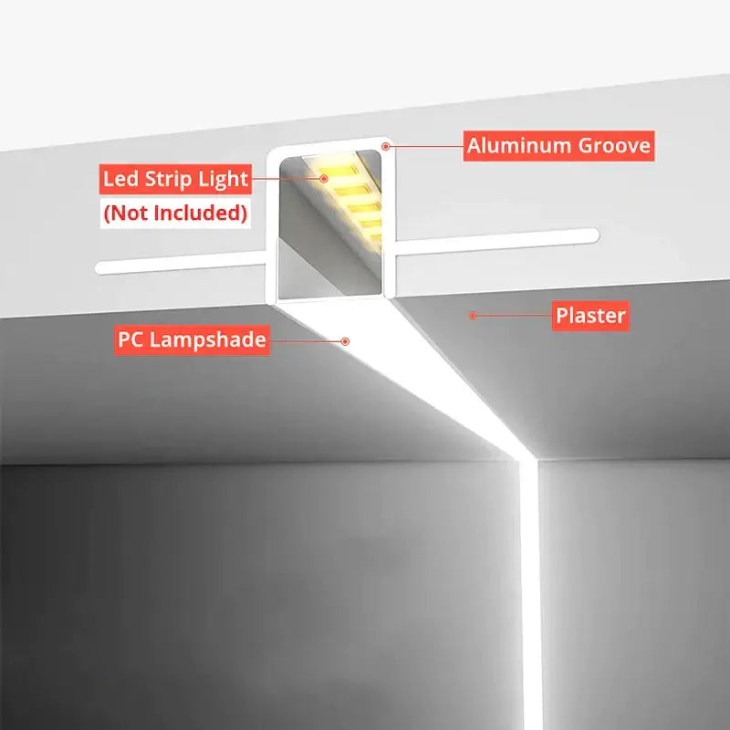 Silver Aluminum Track Light