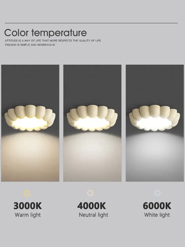 Cream Wind Ceiling Light