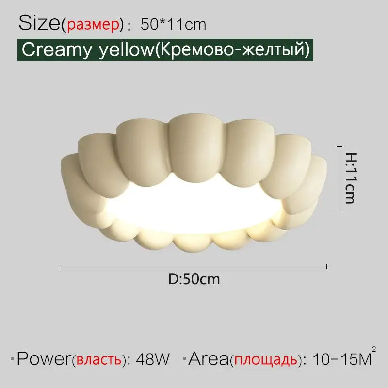 Cream Wind Ceiling Light