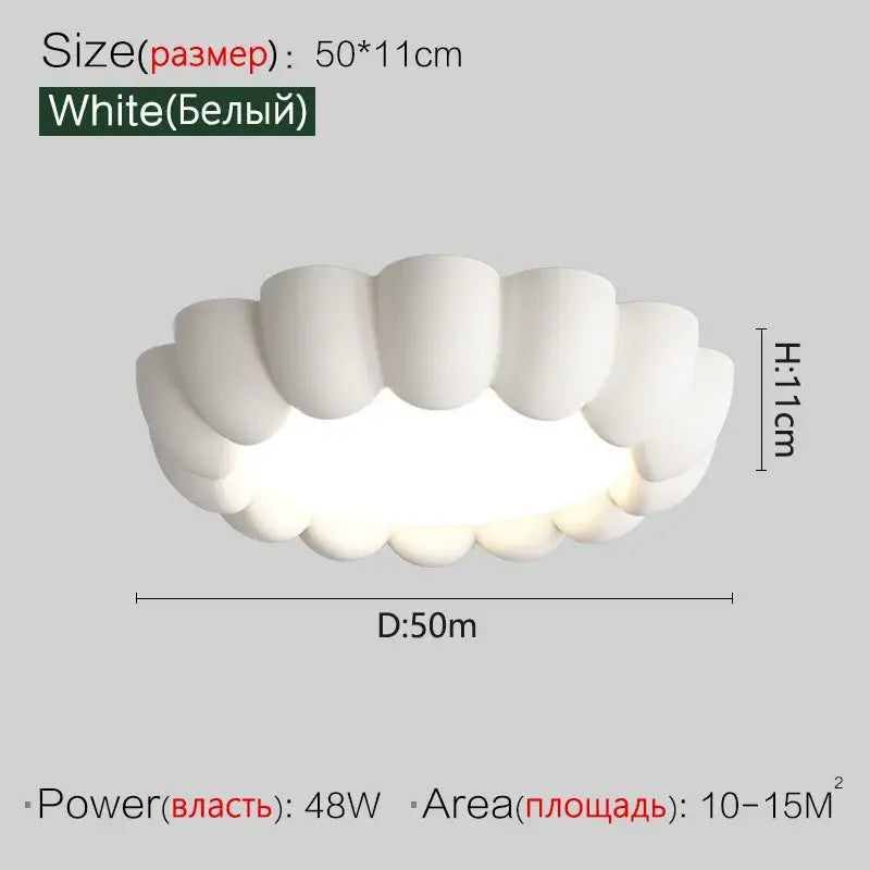 Cream Wind Ceiling Light