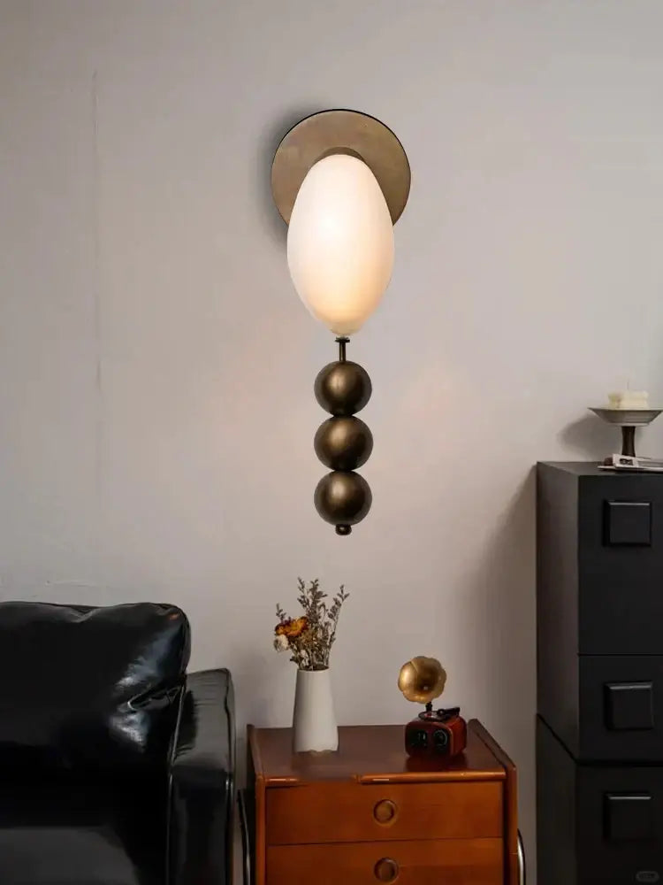 Brass Curve Wall Lamp
