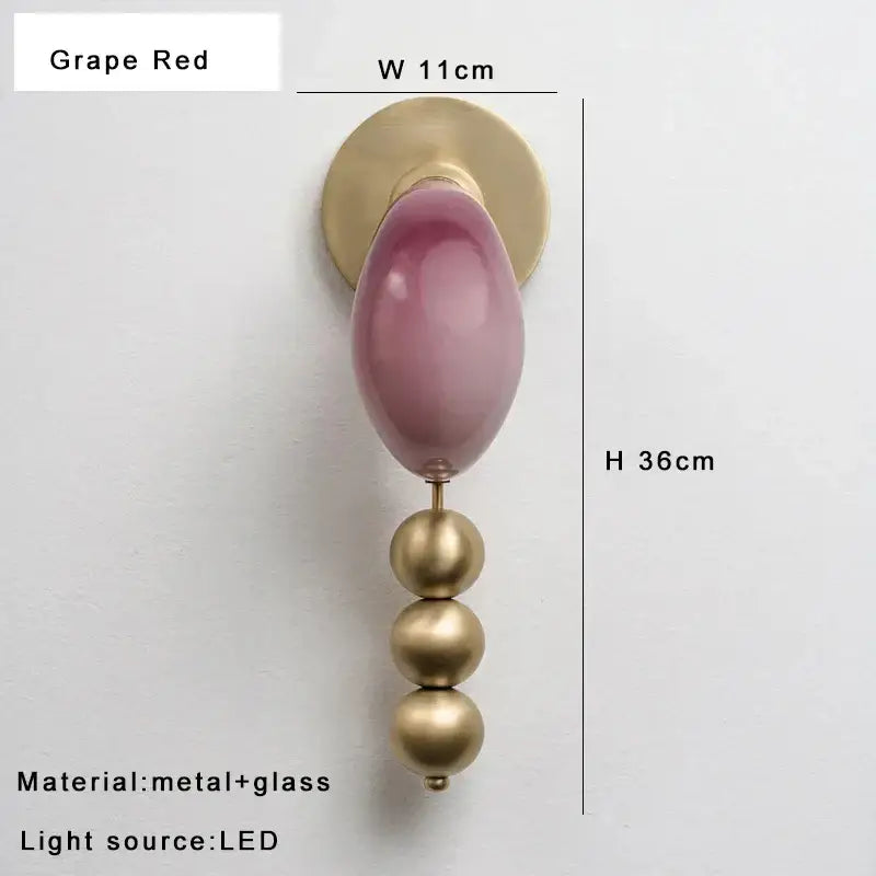 Brass Curve Wall Lamp