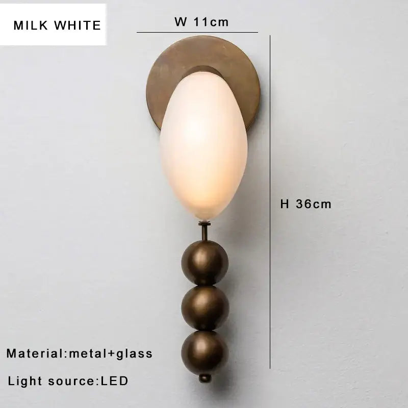 Brass Curve Wall Lamp