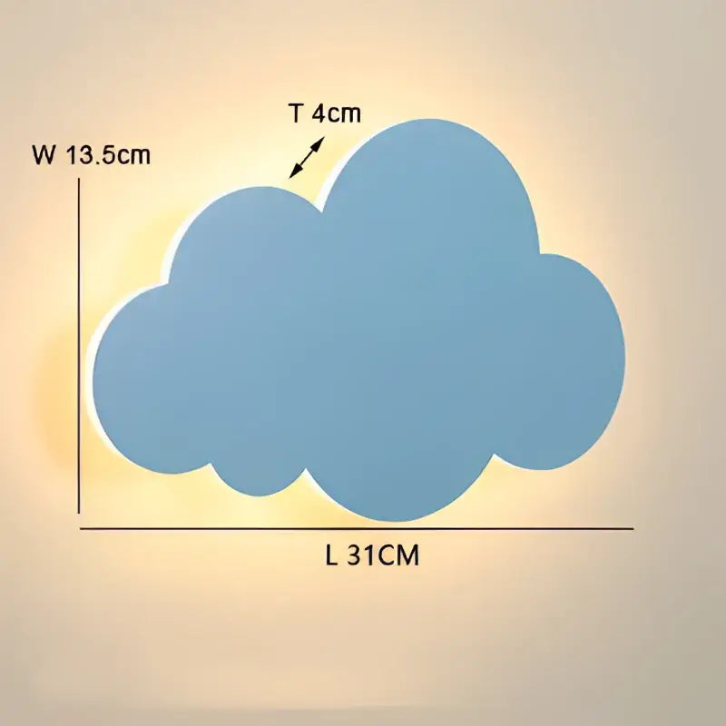 Pink Cloud Wall Light