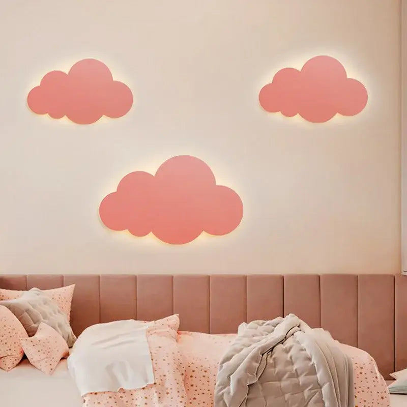 Pink Cloud Wall Light