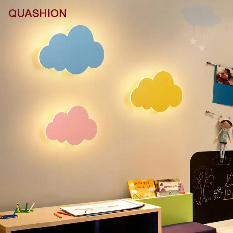 Pink Cloud Wall Light