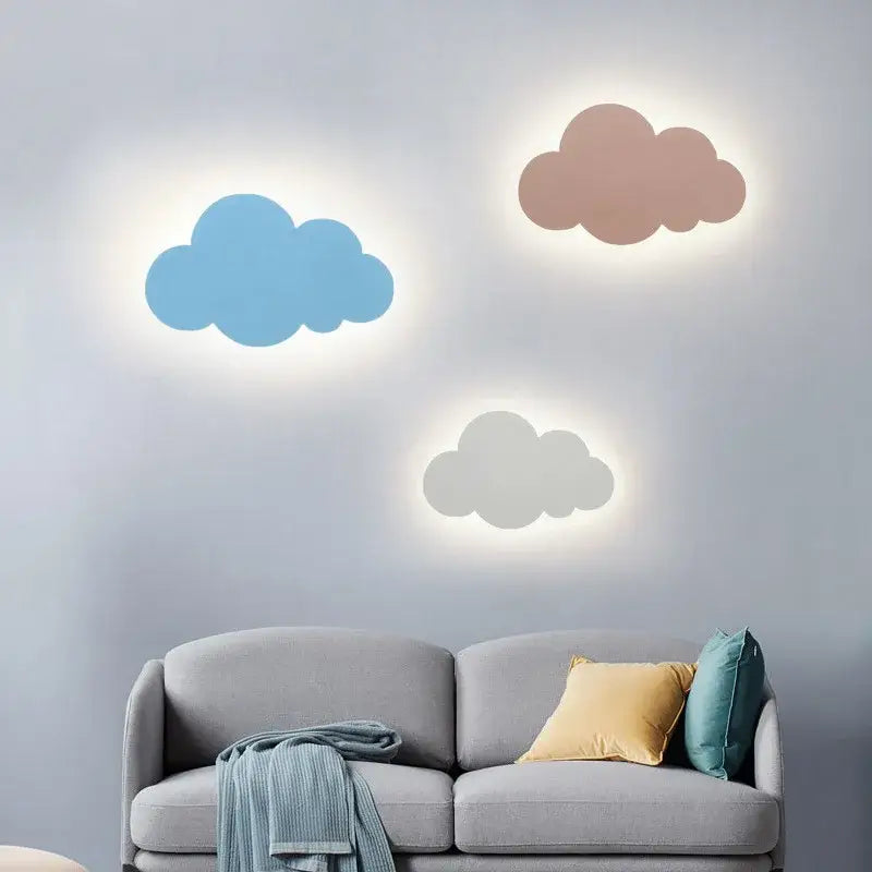 Pink Cloud Wall Light