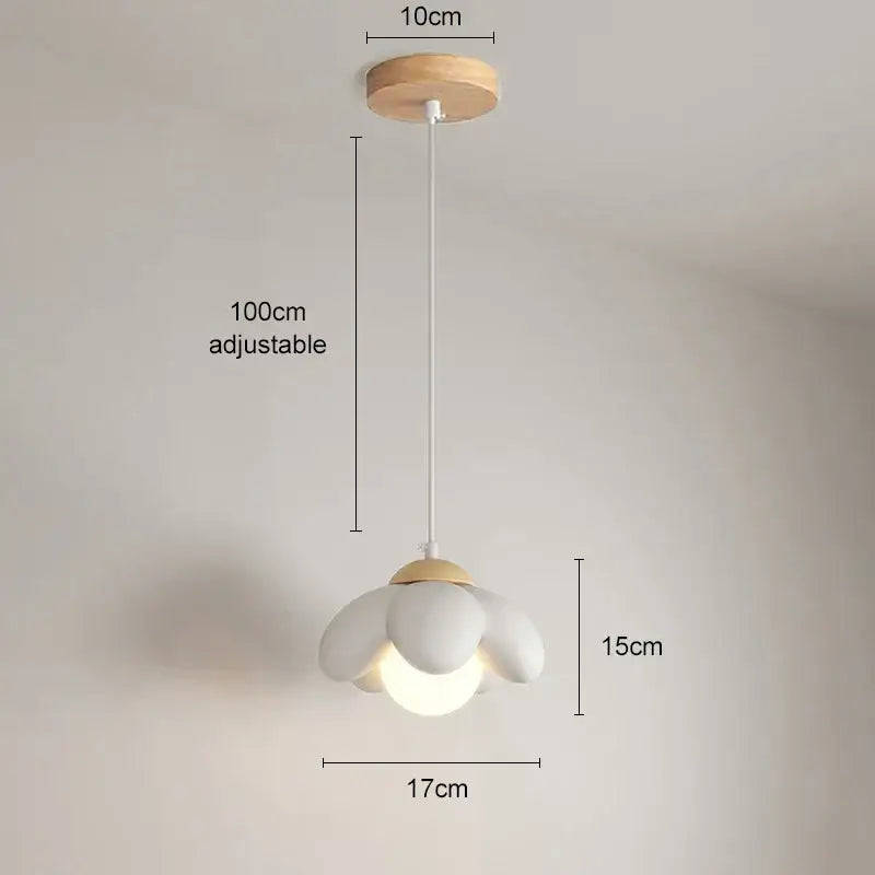 Pink Flower Pendant Light