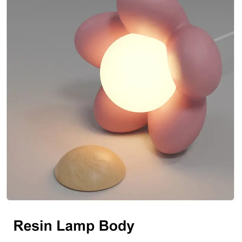 Pink Flower Pendant Light