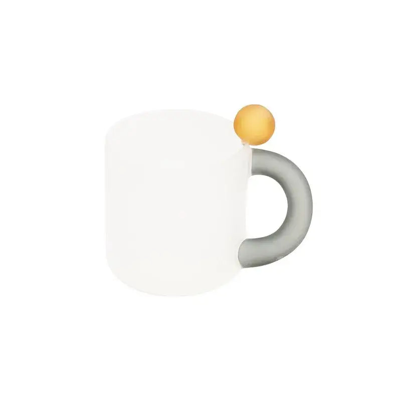 Red Glass Mug Set