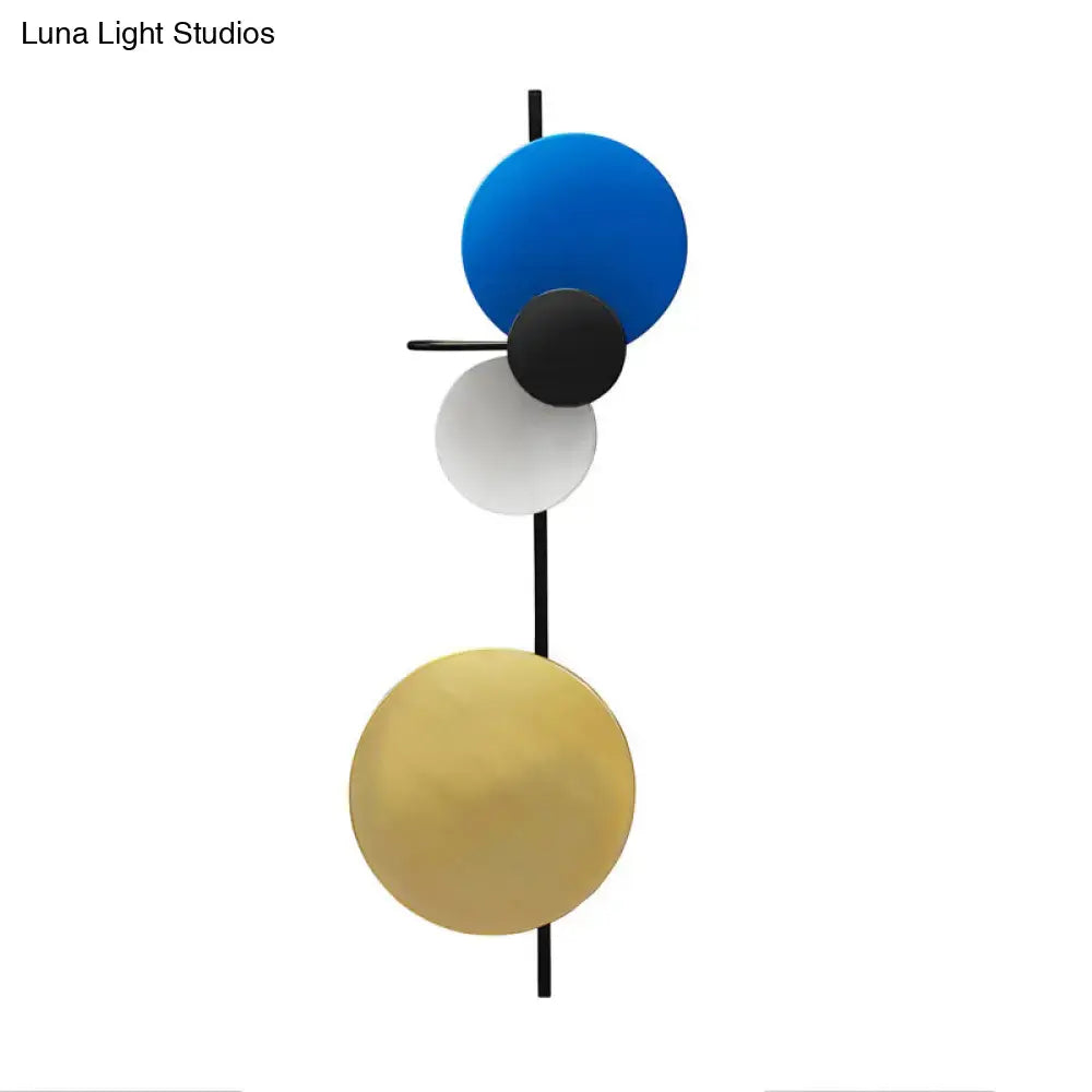Pink Circular Wall Light