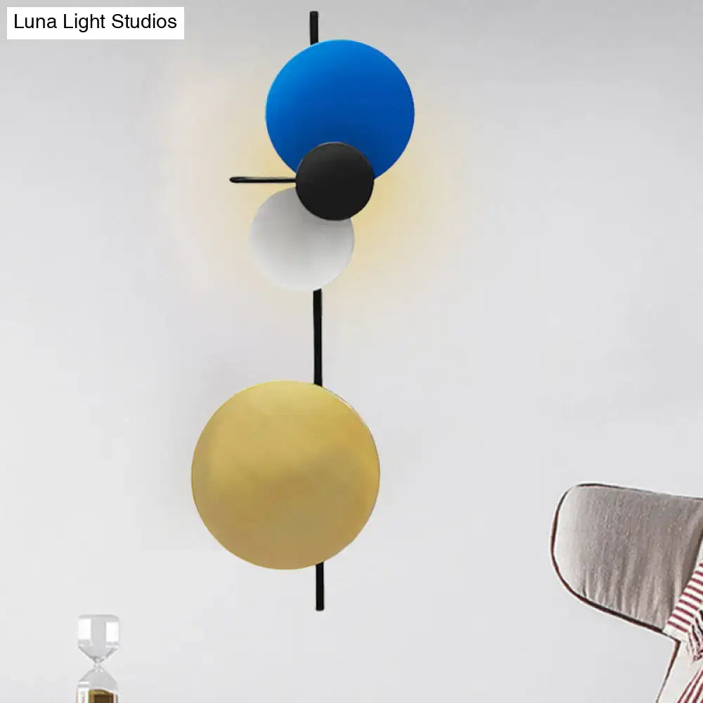Pink Circular Wall Light