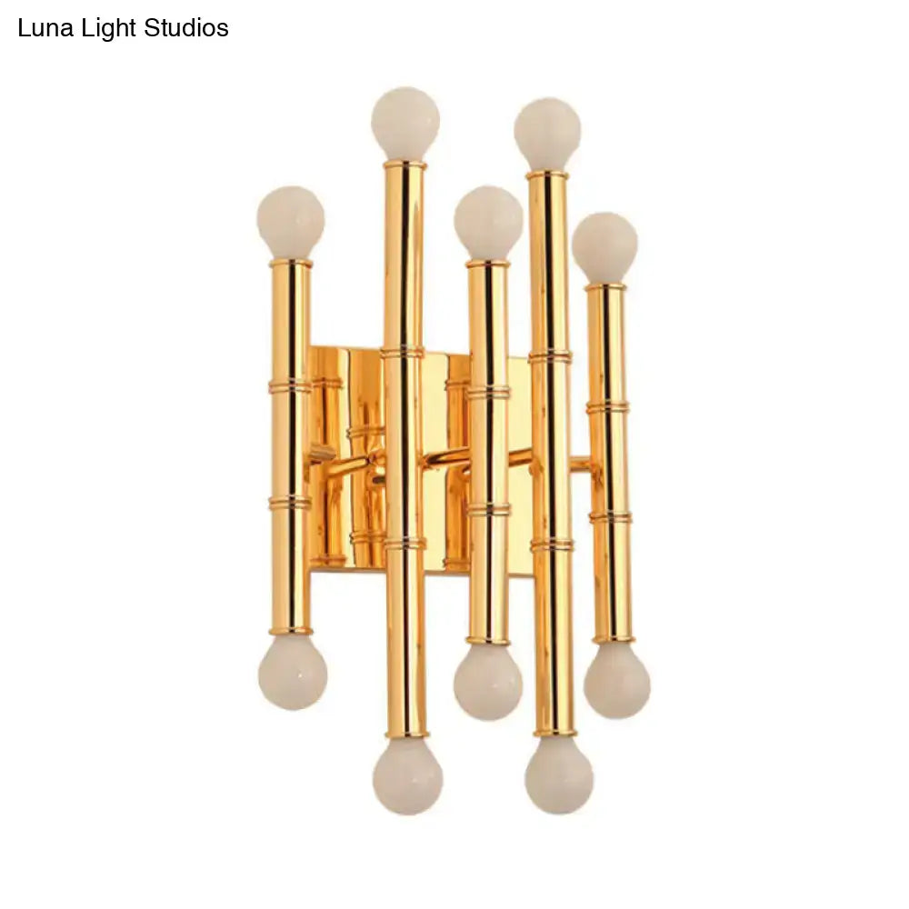 Gold Bamboo Wall Sconce
