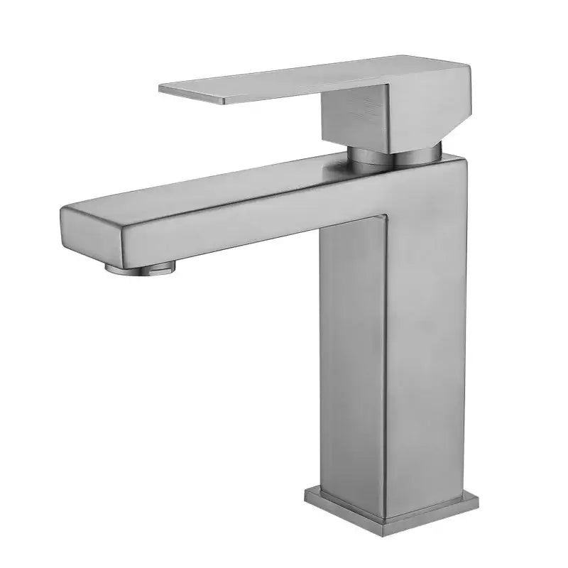 Brushed Gold Tall Stainless Basin Faucet