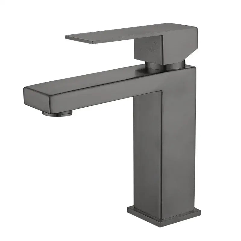 Brushed Gold Tall Stainless Basin Faucet