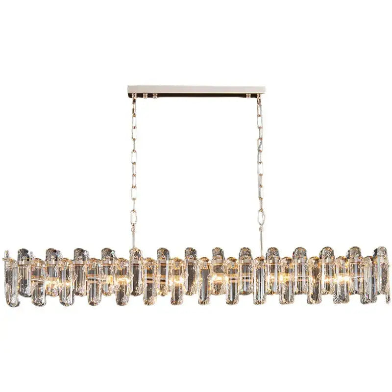 Nickel Crystal Pendant Light