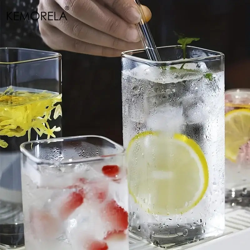 Clear Glass Highball Set