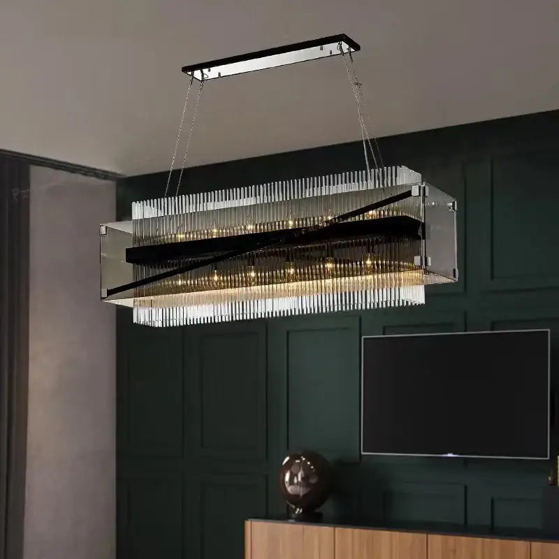 Crystal Glass Pendant Chandelier