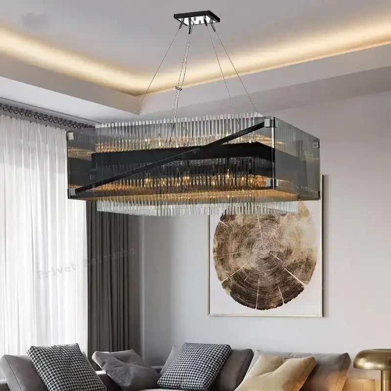 Crystal Glass Pendant Chandelier