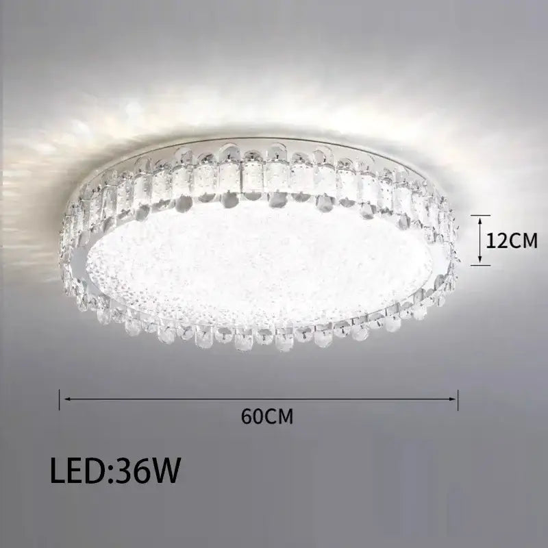 Rectangular Crystal LED Fixture
