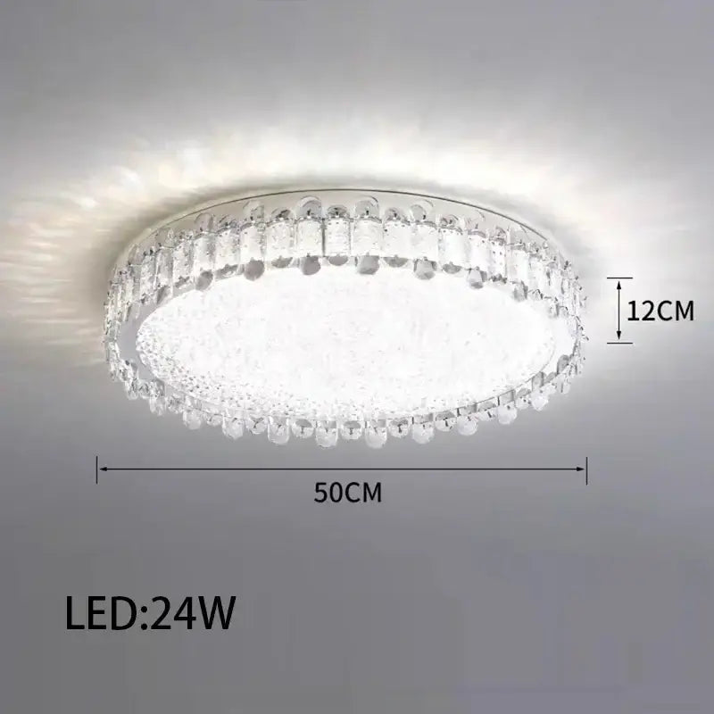 Rectangular Crystal LED Fixture