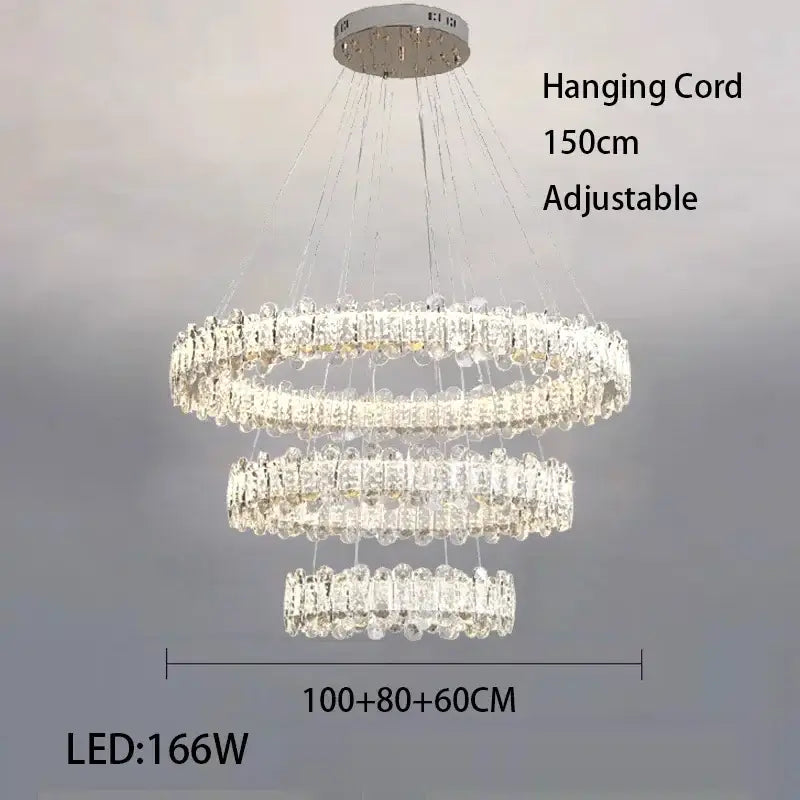 Rectangular Crystal LED Fixture