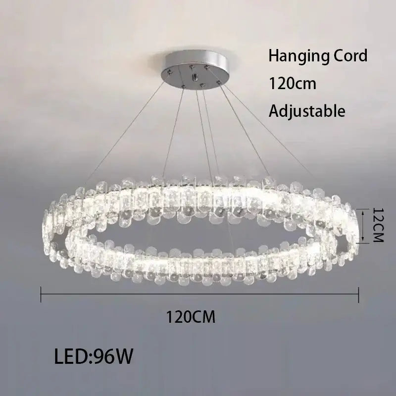 Rectangular Crystal LED Fixture