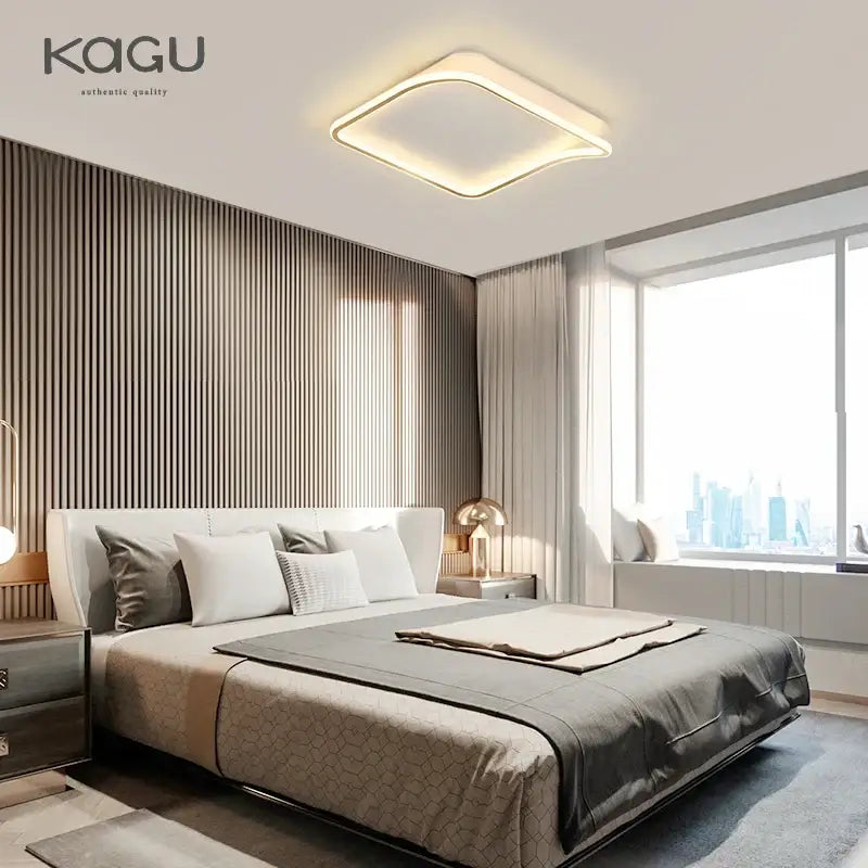 Gold Rectangular LED Chandelier