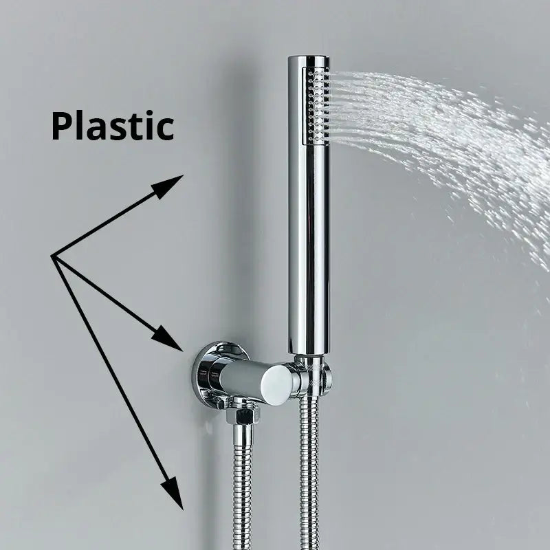 Chrome Handshower Head Set