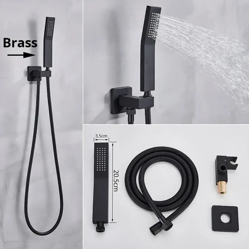 Chrome Handshower Head Set
