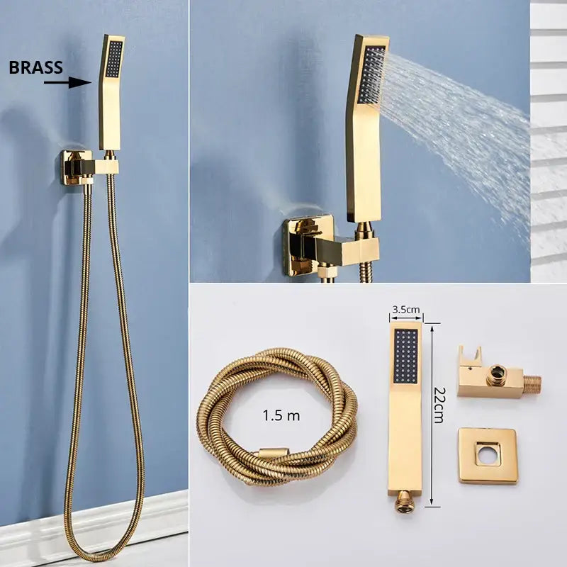 Chrome Handshower Head Set