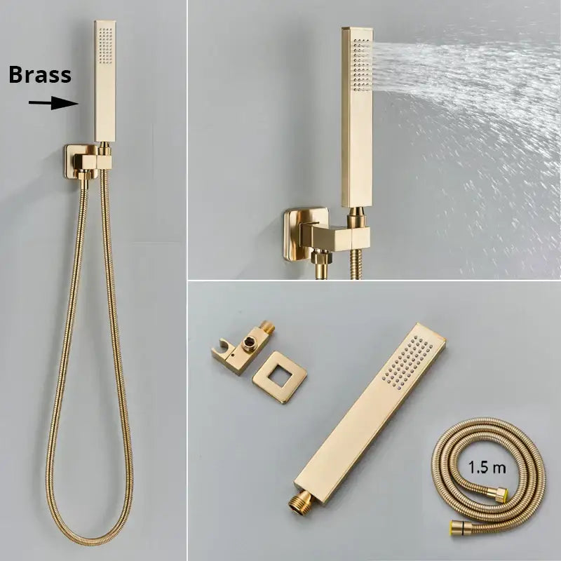 Chrome Handshower Head Set