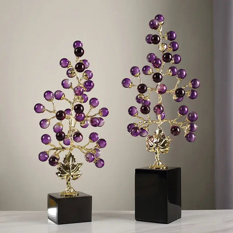 Red Gold Metal Sculpture