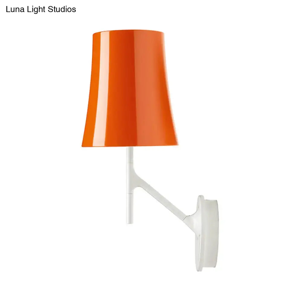 Red White Barrel Sconce