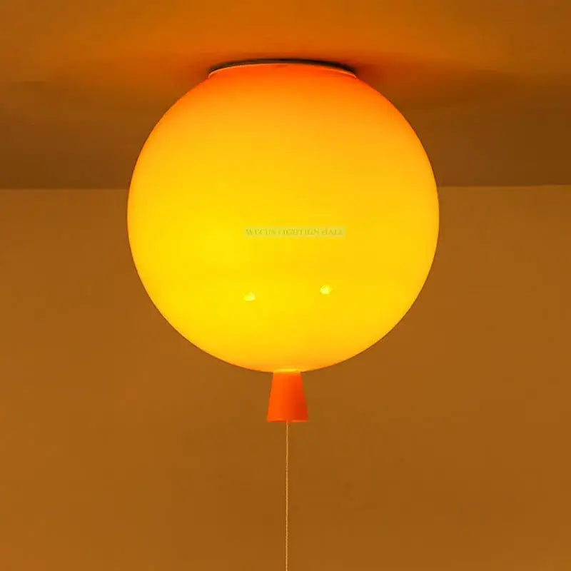Red Balloon Ceiling Light