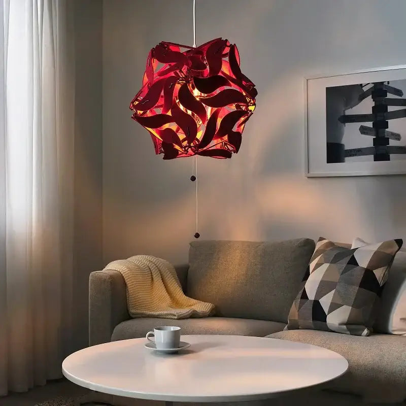 Red Bauhinia Chandelier