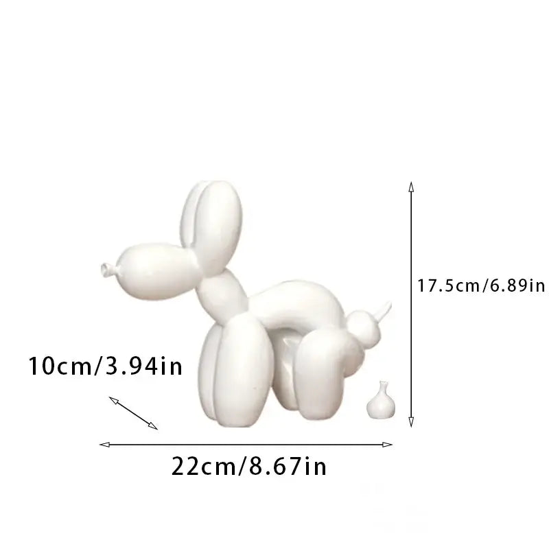 Red Balloon Dog Sculpture