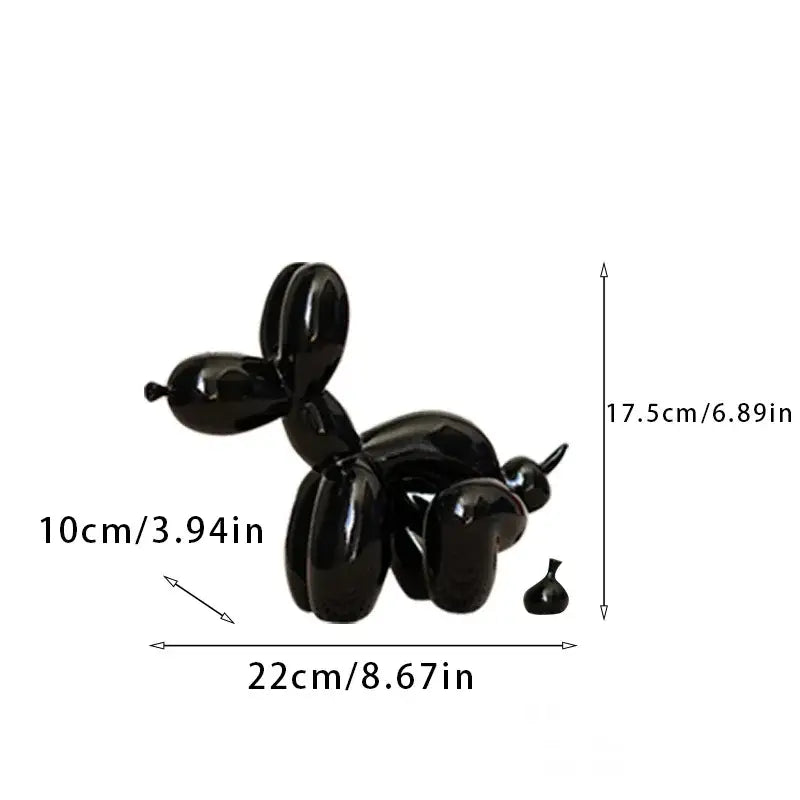 Red Balloon Dog Sculpture