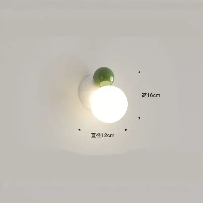 Red Green Spherical Lamp
