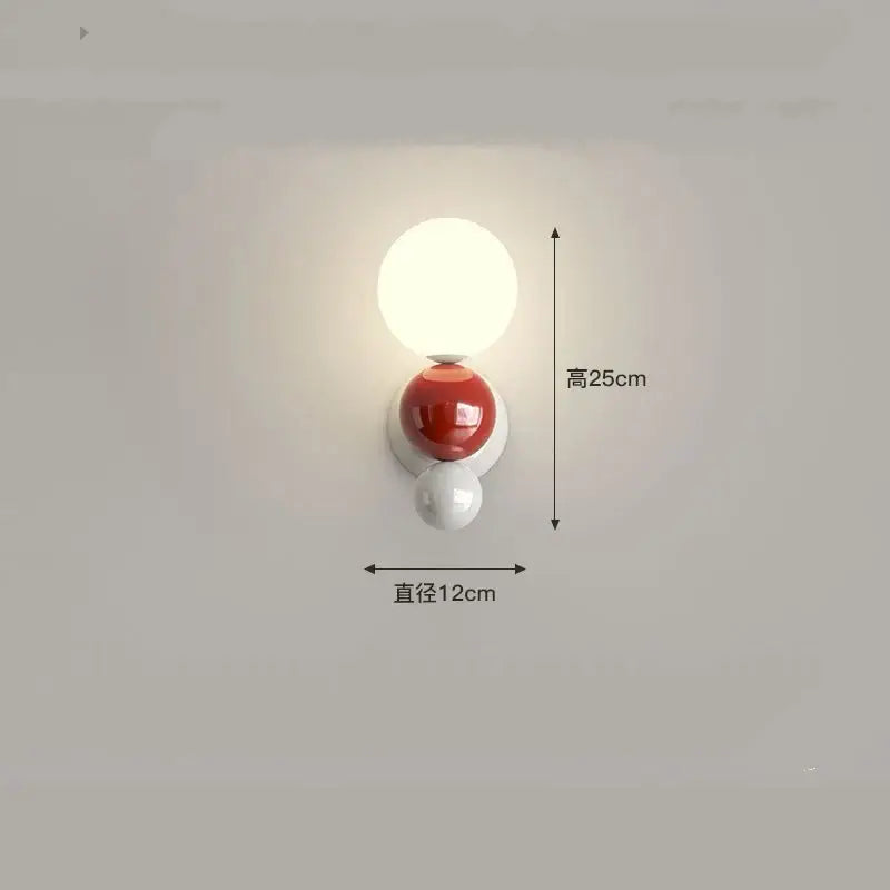Red Green Spherical Lamp