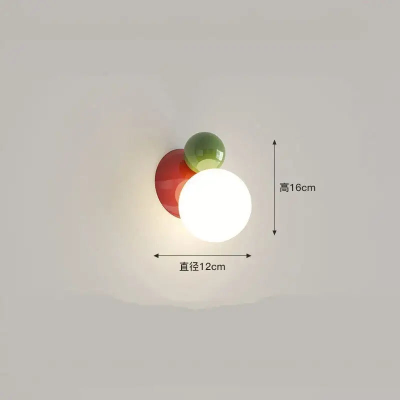 Red Green Spherical Lamp