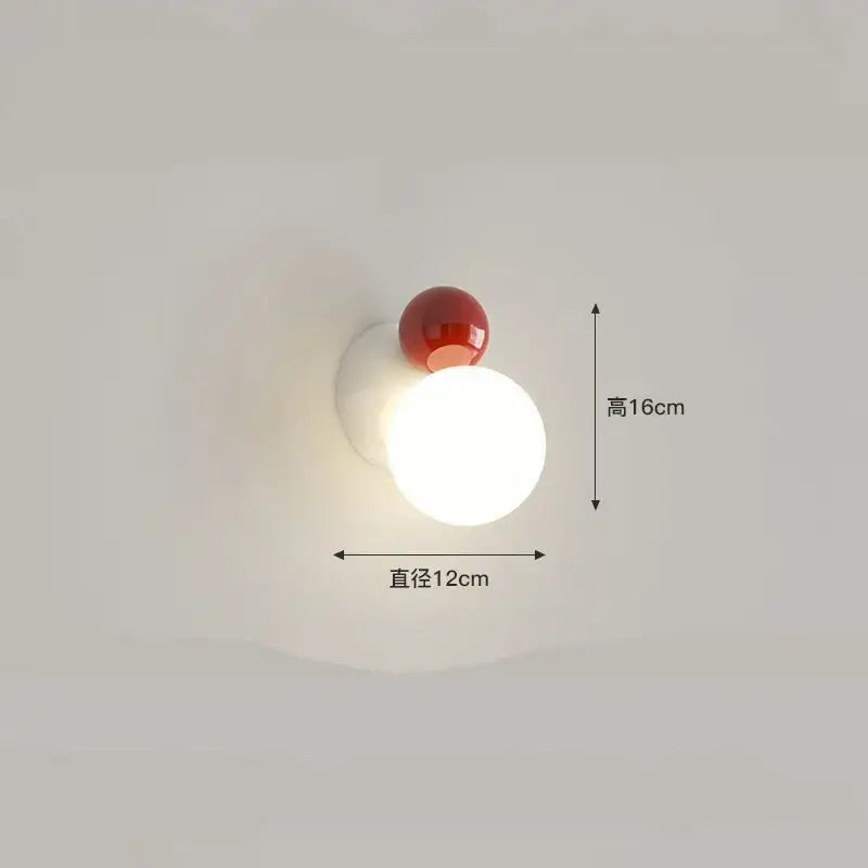 Red Green Spherical Lamp