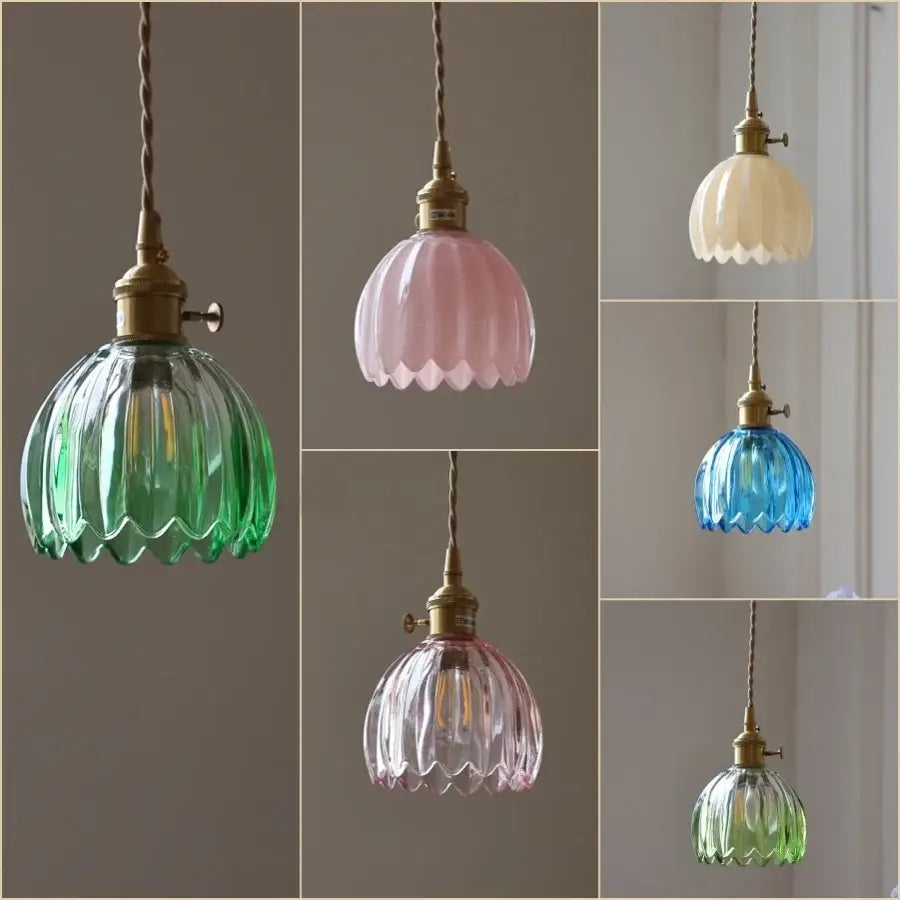 Blue Glass Dining Pendant