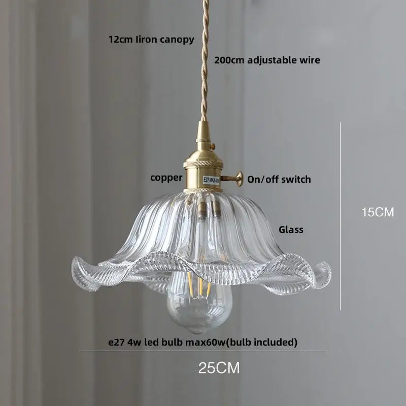 Nordic Glass Pendant Light