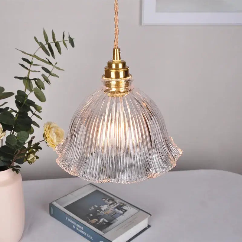 Green Glass Kitchen Living Pendant Light